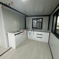Maison conteneur extensible JJM, maison modulaire préfabriquée de luxe, maison pliable de 20 pieds ou 40 pieds, bureau, bâtiment moderne