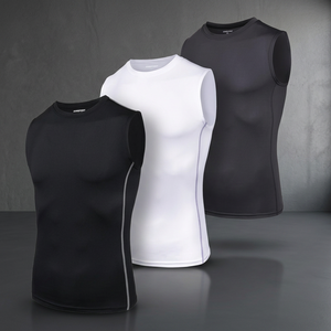 Débardeur athlétique respirant pour homme, séchage rapide, pour entraînement, gym, sans manches, tee-shirt musculaire léger, course à pied, fitness - Product Image 4