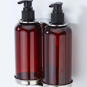 <span class=keywords><strong>Porte</strong></span>-<span class=keywords><strong>savon</strong></span> mural à double bouteille, support en acier <span class=keywords><strong>inoxydable</strong></span>, réglable - Product Image 4