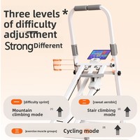 Appareil de fitness compact multifonctionnel pour la maison : Stepper d'escalade et simulateur d'inclinaison avec résistance à l'air