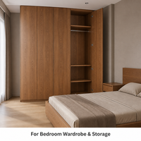 Panneau MDF mélaminé antibactérien sans formaldéhyde E0, panneau écologique pour armoire de chambre et meuble de rangement
