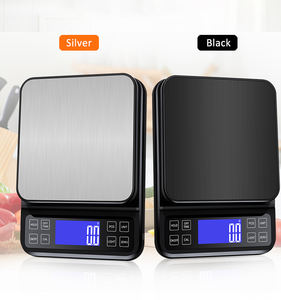 Fabrik-F&E Maßgefertigte Edelstahl Dr.Heng DH-406 Batterie 0,1g Hohe Kapazität 15kg/1g Digitale LCD-Anzeige Lebensmittel-Küchenwaage - Product Image 5