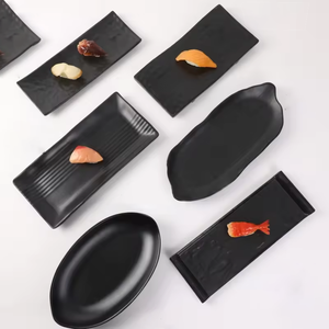 Platos de cena de melamina irrompibles de grado alimenticio de alta calidad <span class=keywords><strong>Buffet</strong></span> Catering Hotel juego de platos de <span class=keywords><strong>sushi</strong></span> blanco para restaurante - Product Image 5