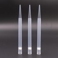 Puntas de Pipeta de Laboratorio de 10 ml, Universales, Autoclavables, con Filtro, Transparentes, 24 Unidades por Soporte (10ML-RSF-24), Hechas en China