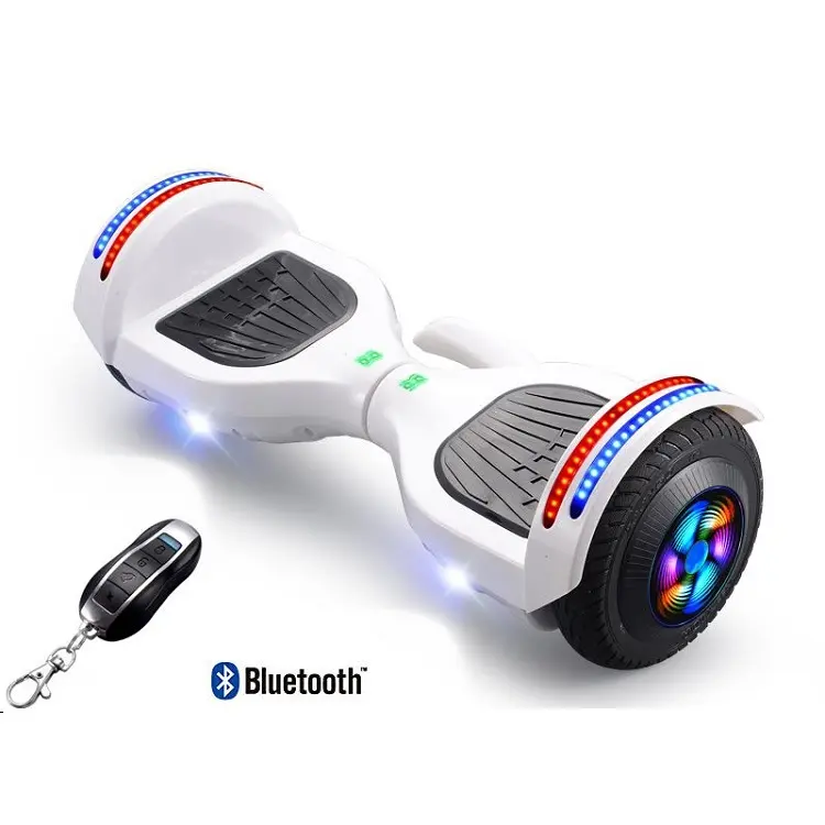 Hoverboard Skuter Elektrik, Roda Bercahaya Hoverboard Penyeimbang-sendiri 8 Inci