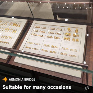 Rotary Super Slim DC24V/12V Türtyp Linear licht Silber Schwarz <span class=keywords><strong>LED</strong></span> Vitrinen leuchte für Schmuck uhr Museums schrank - Product Image 4