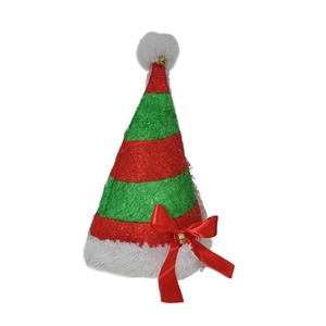 Chapeau d'elfe <span class=keywords><strong>de</strong></span> Noël fou et laid rayé vert rouge personnalisé - Product Image 4