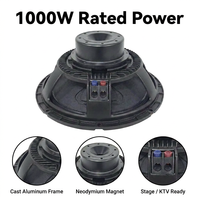 Unit Loudspeaker Mid-Range LS HD15N401 15 Inch 2000W, Voice Coil 100mm, Respon Frekuensi 40-1.7KHz, Impedansi 8.0 Ohm, Casing Metal