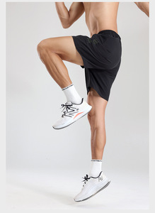 Shorts de <span class=keywords><strong>basket</strong></span>-ball pour hommes en nylon/coton à fermeture par cordon de serrage, séchage rapide, respirant, élastique, taille mi-haute, léger, imperméable - Product Image 3