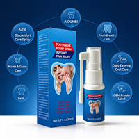 Spray buccal 30 ml pour les soins bucco-dentaires, apaisant les gencives et les dents, brume buccale pour l'hygiène dentaire, étiquette privée OEM