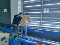 Ligne de production automatique de verre isolant avec lavage haute vitesse, machine de traitement du verre double vitrage