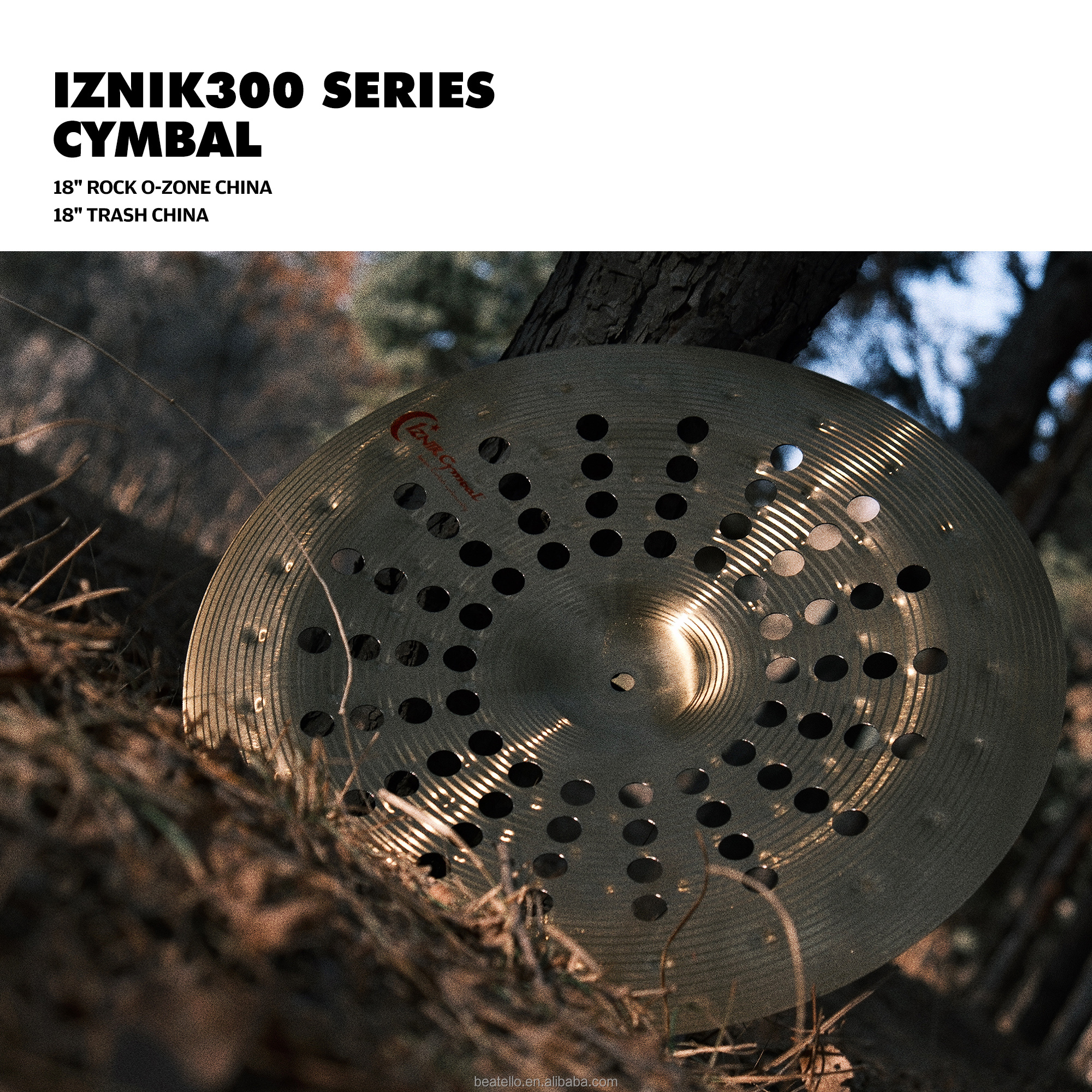 IZINK 18''rock CHINA with Holes - Professional Cymbals