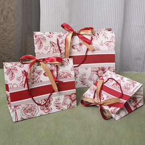 Sacs cadeaux en papier kraft écologiques en gros, en stock, avec logo personnalisé, sacs fourre-tout à motif <span class=keywords><strong>de</strong></span> dessin animé et ruban pour cadeaux d'anniversaire, <span class=keywords><strong>de</strong></span> mariage et <span class=keywords><strong>de</strong></span> fête - Product Image 5