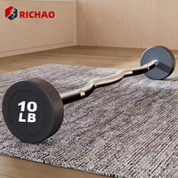 Ensemble de barres commerciales Ez Curl Accessoires de sport Haltères de gymnastique Poids libre 20LB Haltères réglables fixes