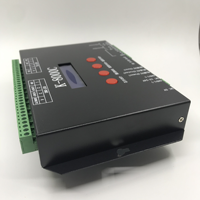 K-8000C программируемый волшебный светодиодный цветной контроллер DMX512/SPI с полным контролем цвета Встроенная функция кодирования IP20 ПВХ корпус лампы