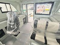 Yacht de luxe en aluminium de 11 m (36 pieds) avec cockpit fermé, bateau de plaisance, bateau de pêche, catamaran en aluminium à vendre