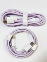 Câble de charge et de données rapide tressé de type C Câble de chargeur rapide USB C vers USB C PD
