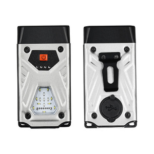 Mini lampe torche rechargeable LQ-SD12, 10W LED, ABS, porte-clés, camping, travail - Product Image 5