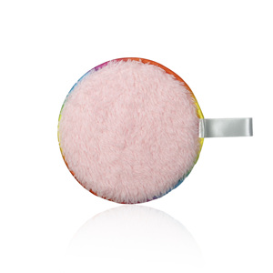 Reusable Round Velvet Makeup Remover Pads Pink Eco Face Cleaning Pads for Foundation and Cosmetics Removal - Product Image 3