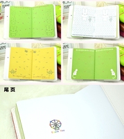 Bloc de Notas Personalizado con Diseño de Conejito Blanco y Pony, Cuaderno de Cuero con Dibujos Animados para Estudiantes