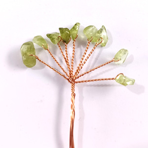 <b>Crystal</b> Money <b>Tree</b> With Copper Wire Irregular Bouquet Diy Ornament Accessories Handmade Semi Finished Products - Product Image 4