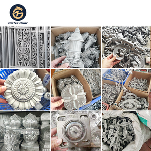 Nhà Máy Thực hiện Gấp Nhôm Cổng Khí Quyển Đẹp Chống Trộm Mạnh Mẽ Trượt Sân Biệt Thự Cổng - Product Image 5