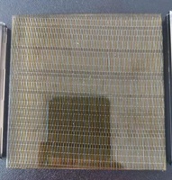 Bronze 6mm 8mm sécurité maille en métal stratifié verre filaire m2 prix pour hôtel cloison