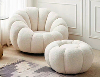 Chaise de canapé simple petit balcon de salon designer créatif vente chaude chaise paresseuse de citrouille