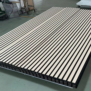 Hiện đại MDF Acoustic Panels Veneer kết thúc thân thiện với môi trường dễ dàng cài đặt hiệu quả cách âm cho khách sạn phòng khách - Product Image 5