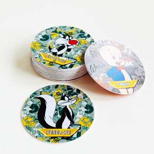 Tarjetas Redondas de Plástico PP Personalizadas de Fábrica <span class=keywords><strong>para</strong></span> Regalos Promocionales Pequeños/Tazo/Pogs - Product Image 6