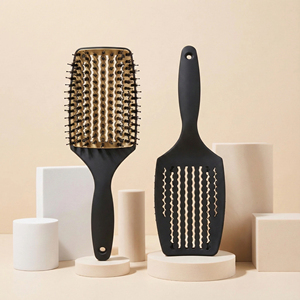 <span class=keywords><strong>Cepillo</strong></span> para el cabello con <span class=keywords><strong>cerdas</strong></span> de jabalí y nailon, ventilado, para desenredar y masajear el cuero cabelludo, con logotipo personalizado, OEM, venta al por mayor - Product Image 6