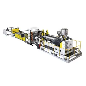 Single Screw PS PP Plastic Sheet Extruder Extruders Extrusion Production Line