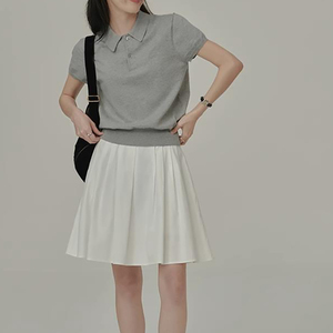 OEM Tùy Chỉnh Thiết Kế Và Thêu Bền Vững Cây Gai Dầu Bông Top Giản Dị Rắn Phụ Nữ Của Polo Áo Thun - Product Image 6