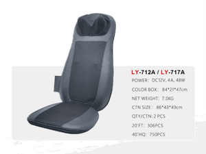 Masseur de cou réglable pour le corps entier, masseur de siège de voiture, <span class=keywords><strong>relaxant</strong></span>, shiatsu, <span class=keywords><strong>coussin</strong></span> de massage chauffant LY-712A - Product Image 4
