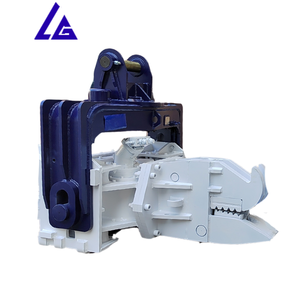 Pince mécanique inclinable à rotation de 180 degrés gauche-droite pour excavatrice, type horizontal, pour piquetage hydraulique - Product Image 4