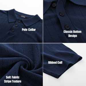 OEM Özel Üretim Erkek Düz Kırışmaz Tüylenmez Kısa Kollu Regular <span class=keywords><strong>Fit</strong></span> Örme Günlük Tişört - Product Image 6