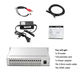 H2160 16 Kênh 1080P RTMP <span class=keywords><strong>HDMI</strong></span> HEVC H.265 <span class=keywords><strong>IPTV</strong></span> HD Phát Sóng Trực Tiếp Phần Cứng Bộ Mã Hóa Video - Product Image 5