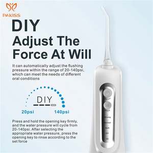 Pakiss เครื่องขัดฟันไร้สายแบบพกพาพร้อมวัสดุพลาสติกแรงดัน3ระดับสำหรับใช้ในครัวเรือนและโรงแรม - Product Image 2