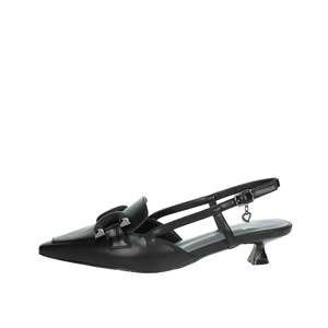 Braccialini Women's Slingback <b>Pump</b> <b>Black</b> Pointed Toe Heel - Product Image 1