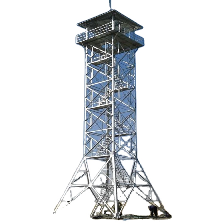Электрическая стальная башня линии электропередачи 132kv, оцинкованная электрическая опорная башня, изготовленная в Китае