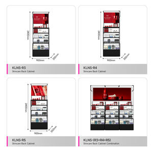 ชั้นวางสินค้าร้านขายผลิตภัณฑ์ดูแลผิว เป็นมิตรกับสิ่งแวดล้อม <span class=keywords><strong>การ</strong></span>ออกแบบตกแต่งภายในร้านเสริมสวยสำหรับตลาดในเมือง ชั้นวางโชว์สินค้าร้านเสริมสวย - Product Image 6