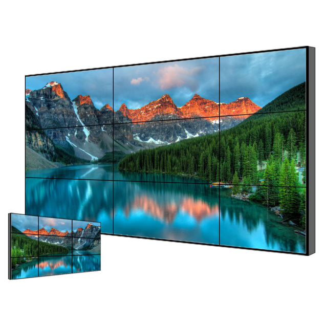 Indoor 4K 46 49 55 LCD Panel 2x2 2x3 3x3  Display Splicing Screen LCD Video Wall Splicing Video Wall for Advertising