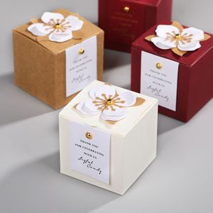 Wine <strong>Red</strong> square Cube Fashion Packaging Candy Wedding Candy Boxes Gift <strong>Box</strong> - Product Image 4