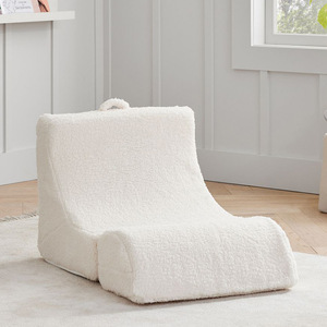 Children's Folding <b>Sofa</b> Lambswool Plush Nap Chair Reading Corner Compressible Packaging 0 To 24 Months Fabric High Elasticity - Product Image 5