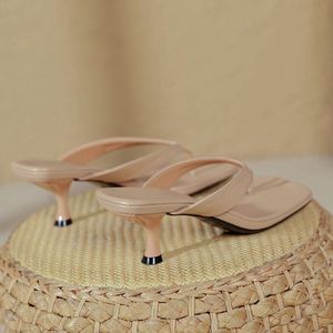 Sandalias de tacón de aguja con punta cuadrada estilo francés, novedad de verano 2026 - Product Image 2