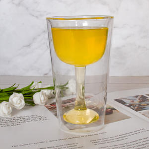 Custom alta borosilicato doppia parete bicchieri per bevande alcoliche per feste-whisky Cocktail vino Martini Brandy - Product Image 6