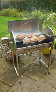 Griglia Rotante per Pollo di Alta Qualità in <span class=keywords><strong>Acciaio</strong></span> Inox da 30KG con Coperchio - Product Image 5