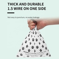 Sac distributeur de crottes de chien, imprimé sur mesure, écologique, non parfumé, en amidon de maïs biodégradable, Compostable