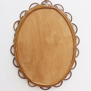 Espejo de ratán de alta calidad para decoración de café, espejos de arco de estilo rústico hechos a mano en Vietnam - Product Image 6