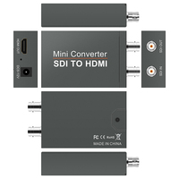 SDI HDMI dönüştürücü adaptör SDI döngü ile 1080P ses Video ayırıcı dönüştürücü için kamera projektör SDI DCR